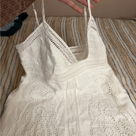Magaschoni elegant White Lace Dress IDENTICAL TO ALC - Picture 13 of 15